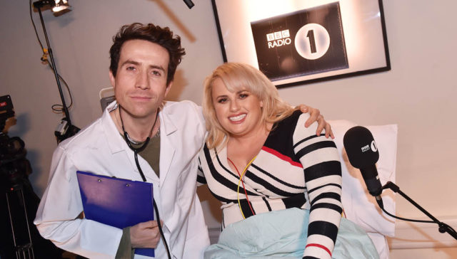 Nick Grimshaw and Rebel Wilson