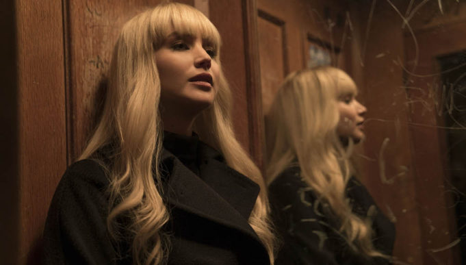 blonde bombshell Jennifer Lawrence in Red Sparrow