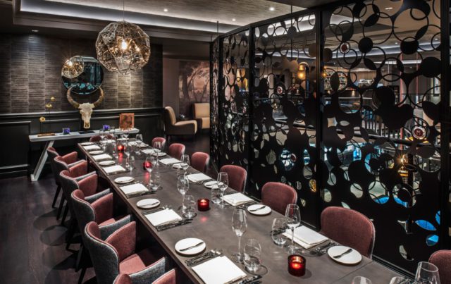 m restaurant private dining