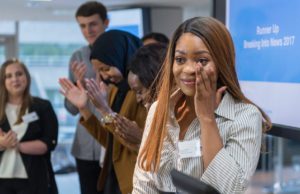 Reflecting Society: ITV’s ‘Breaking Into News’ Widens Access to Broadcast Journalist (No experience required!) Tanya Nyenwa was named the 2017 Breaking into News runner-up, for her report on afro hair.