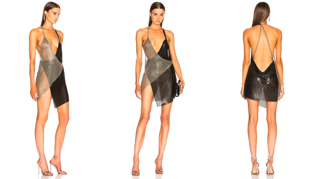Fannie Schiavoni Metal Mesh Dress