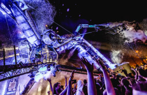 Photos: That moment when a gigantic spider storms Arcadia London Arcadia London