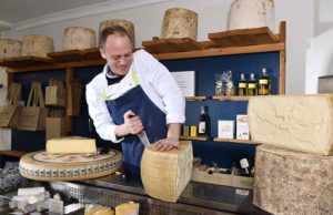 A Walk Through Time Summer Street Party – Connaught Village 150th Celebration, 5th July Rhuaridh Buchanan, Cheesemonger at Buchanans CheesemongerJPGh