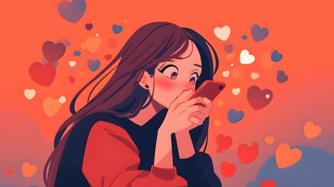 Being Single Isn’t Empowering, It’s Tedious A who looking into her phone dating app