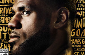 LeBron James NBA2K 20th Anniversary Cover