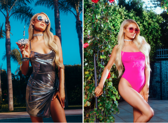 paris hilton x boohoo clothing line