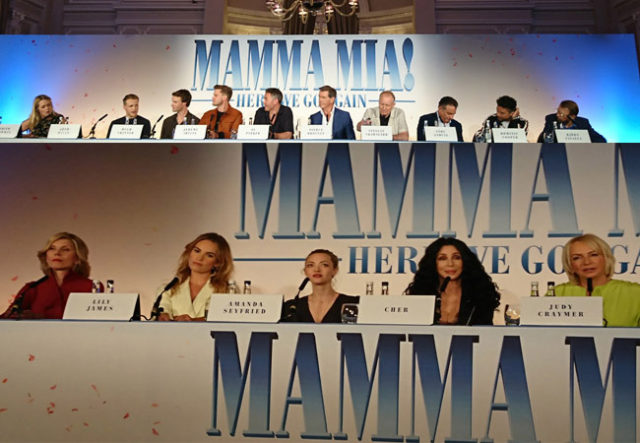 Mamma Mia: Here We Go Again Press Conference Highlights with Lily James, Cher, Jeremy Irvine, Dominic Cooper and more