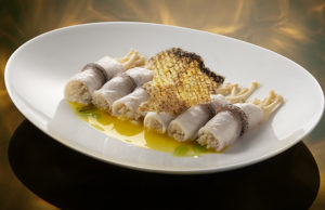 Hakkasan launches exclusive gold menu to celebrate China’s Golden Week Hakkasan rolled fish for GW