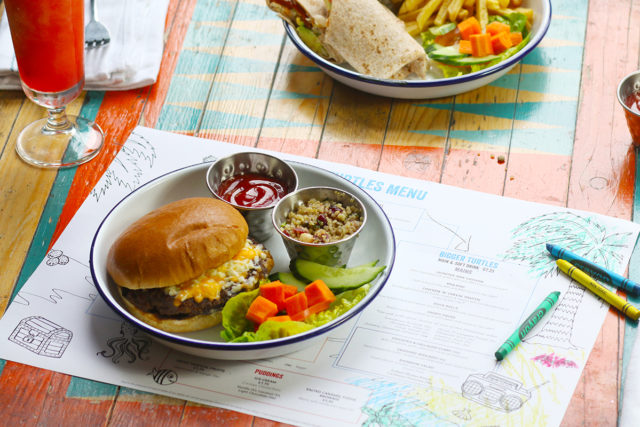 Kids Eat Free This Half Term at Turtle Bay Brixton! Turtle bay kids burger