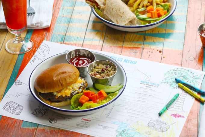 Turtle bay kids burger