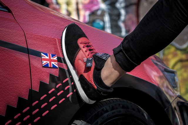 Lexus inspired trainers by Norman Walsh