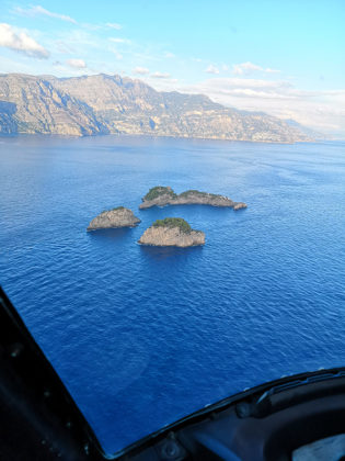Sorrento by air and land