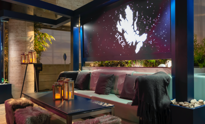 Yauatcha City winter terrace