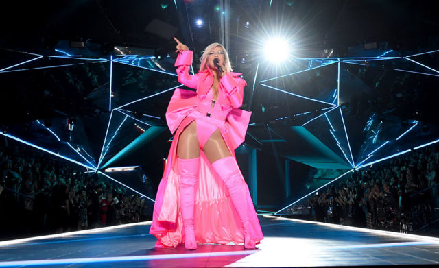 bebe rexha at Victorias secret fashion show