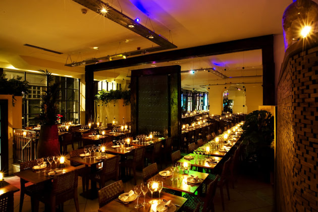 Thai square mansion house