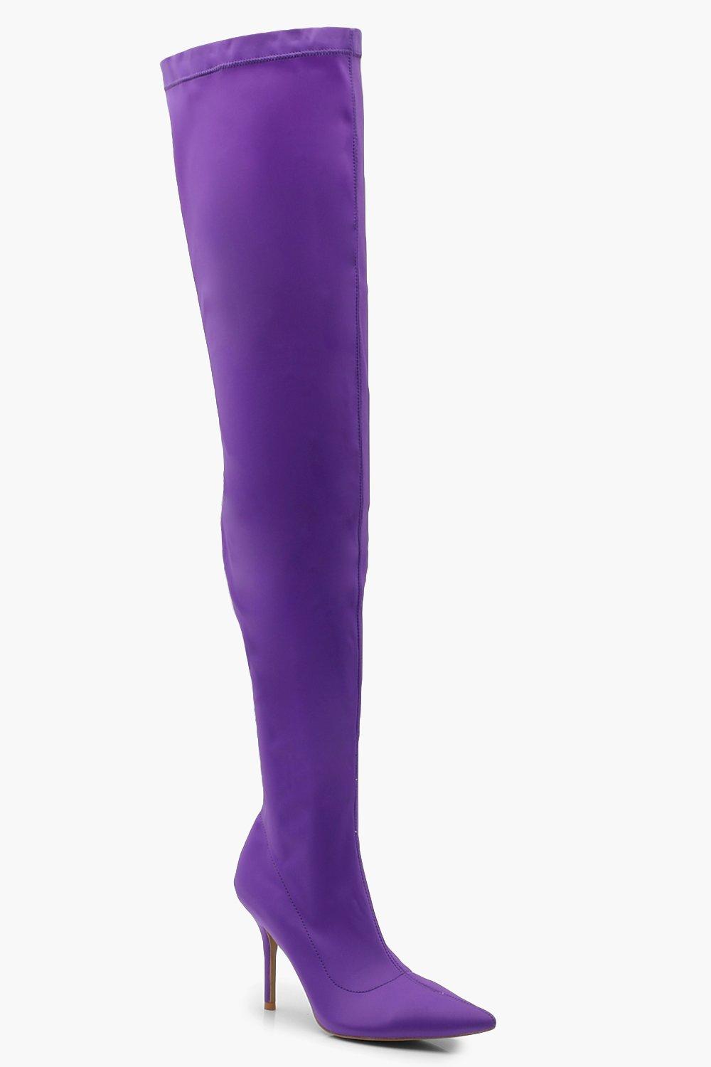 Stiletto Heel Thigh High Boots