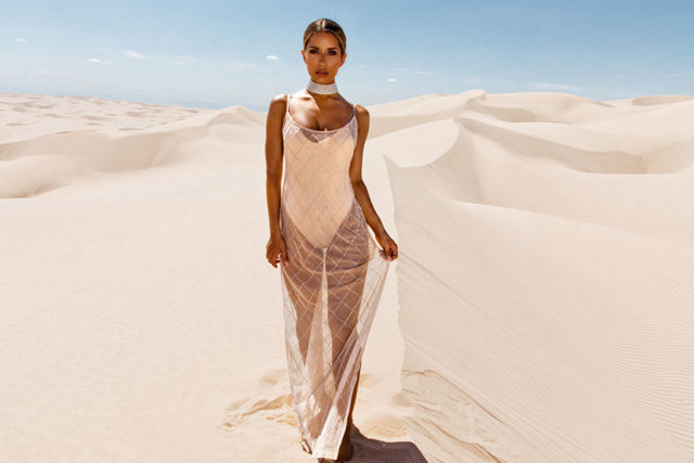 sierra skye prettylittlething wearing dubai swimwear