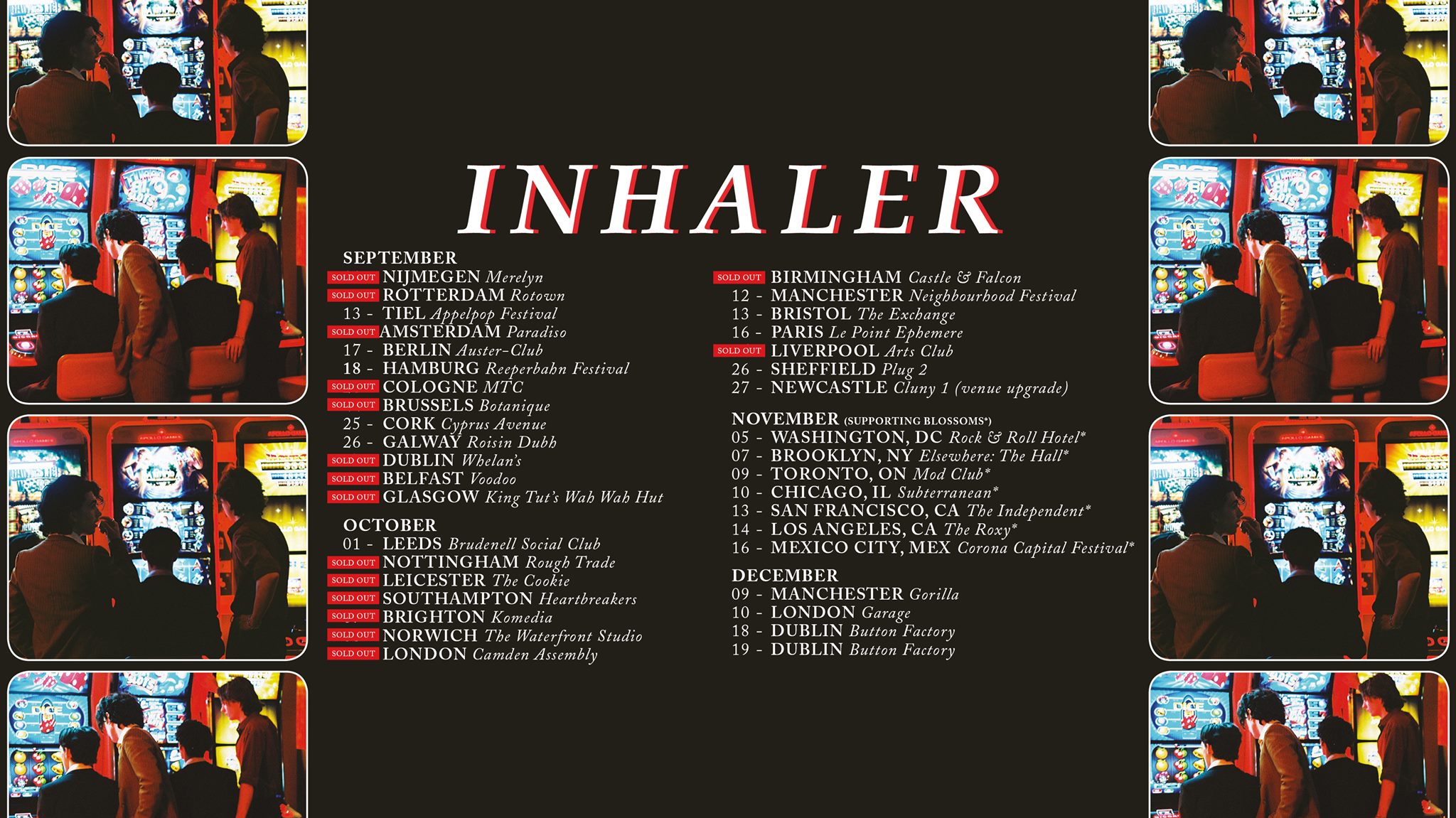 How to catch Irish rock band Inhaler on tour FLAVOURMAG