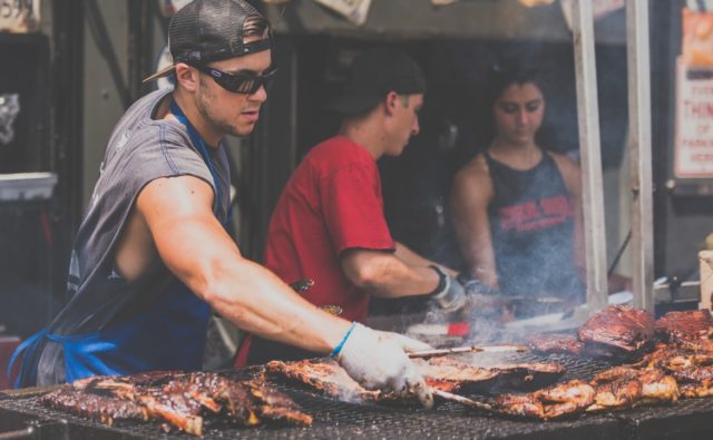 bbq at corporate event