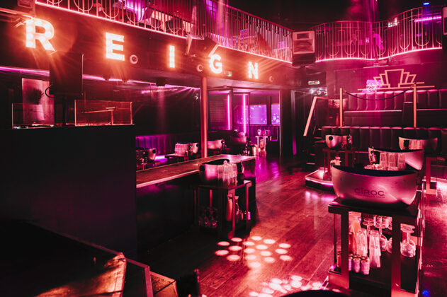 London REIGN nightclub interior