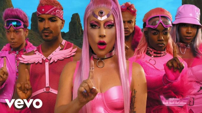 Lady Gaga’s Stupid Love video is a Fancy Dress / Mad Max-esque paradise