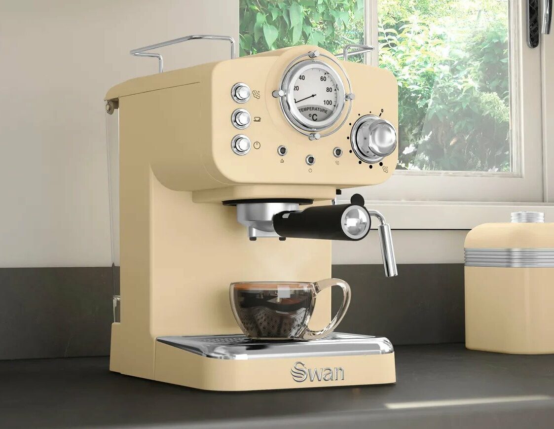swan retro coffee machine