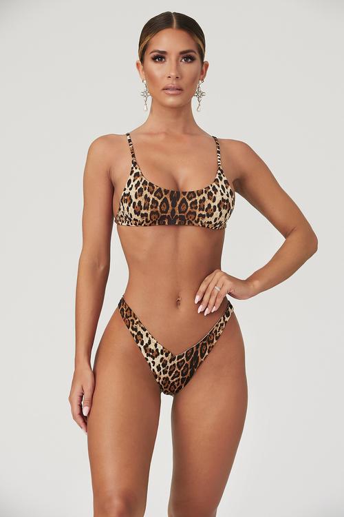 Meshki - Leopard Print Luciana Bikini