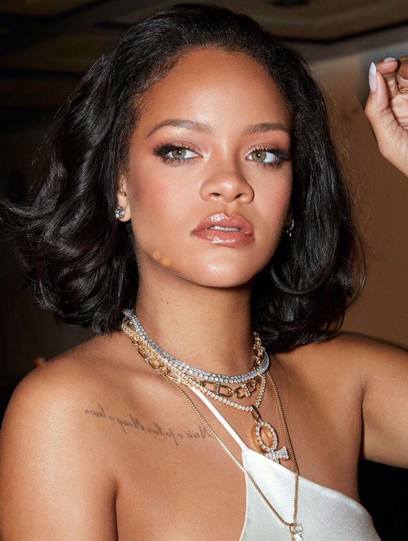 Rihanna stars in Fenty Beauty Cheeks Out Freestyle Cream Blush campaign.