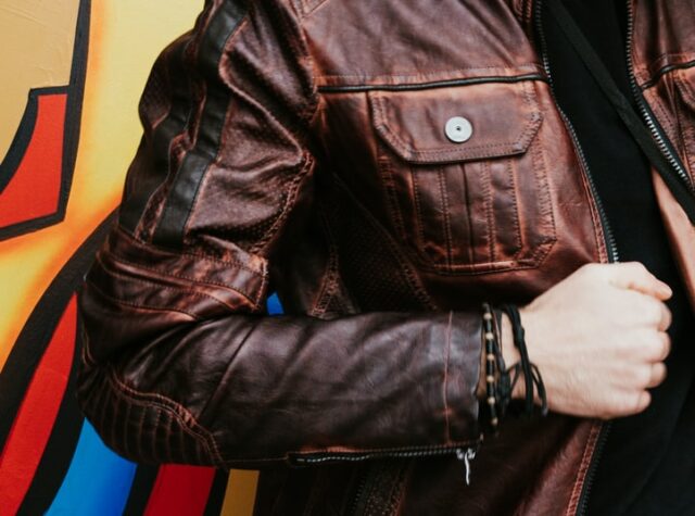 leather jacket