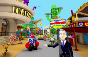 Philip Colbert launches Lobsteropolis City in Decentraland, curated by Simon de Pury