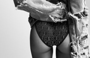 Saint Laurent Denim – Vintage-inspired, edgy masterpieces worn by Hailey Bieber, Sonny Hall, Megan Miles