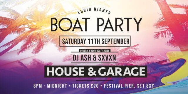 Lucid nights boat party the best boat party in london
