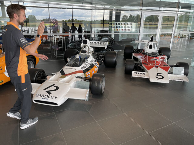 Behind the scenes at McLaren’s Mission Control for British Grand Prix, courtesy of Gopuff
