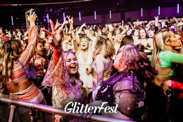 photo of people raving at Glitterfest