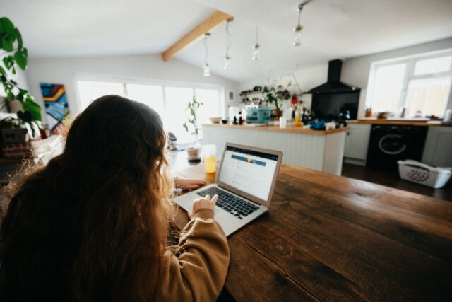 Women using macbook pro