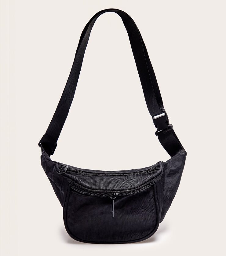 Black Small Bum Bag from PrettyLittleThing