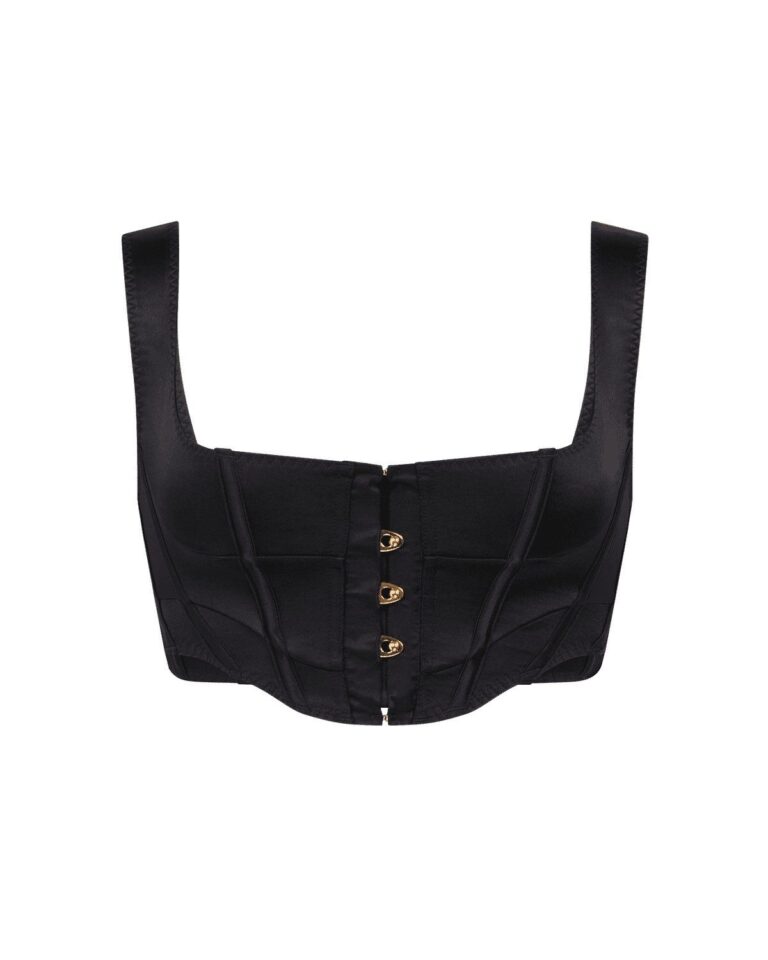 Agent Provocateur Zetta corset top in black