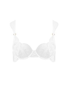 Bluebella Gabriella floral embroidered bra in white