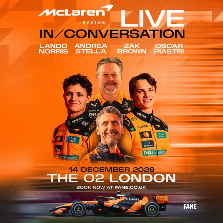 McLaren Racing LIVE in Conversation lands at The O2 this December