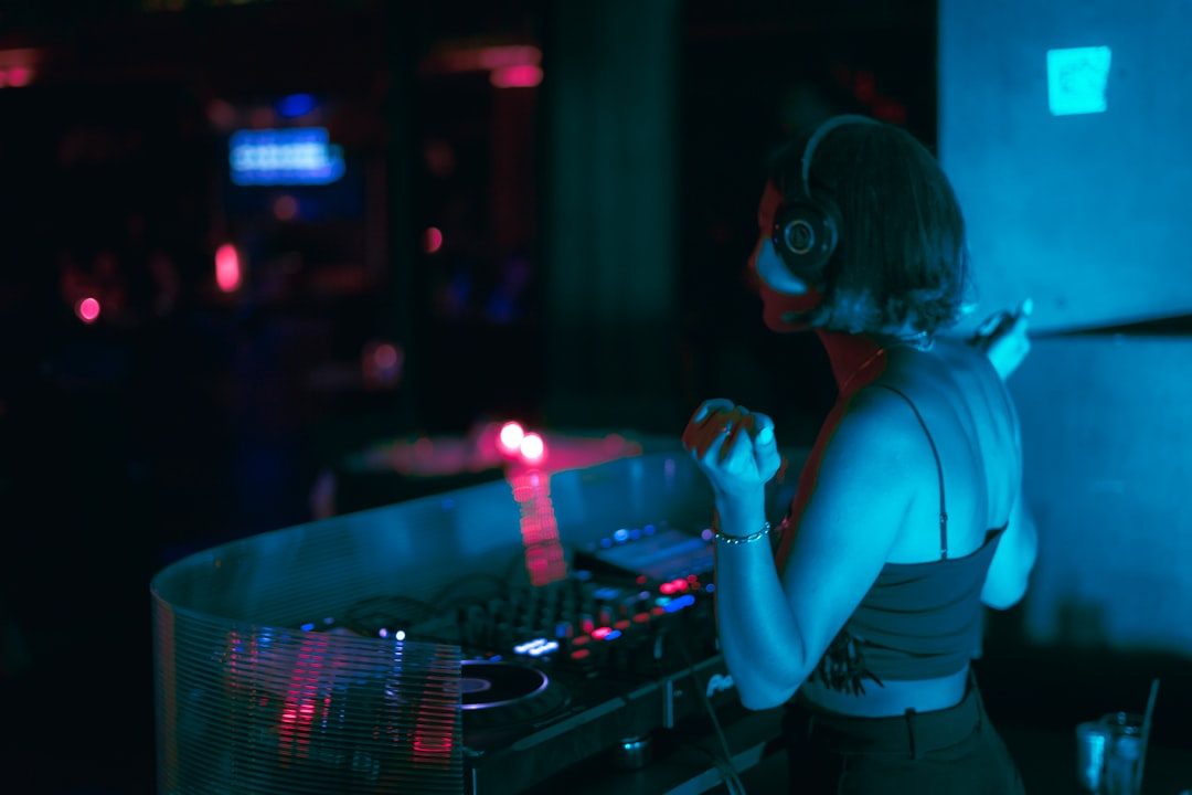 DJ performing at a club night