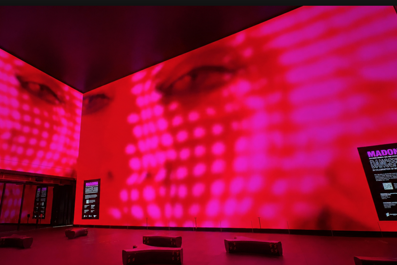 London to Mark Madonna's Birthday with Interactive Installation at Outernet